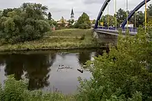 Muldebrücke in Bad Düben (1995 errichtet)