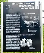 Infotafel vor Ort