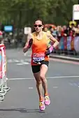 Andrea Deelstra belegte deutlich abgeschlagen dem letzten Platz im ersten&nbsp;Vorlauf