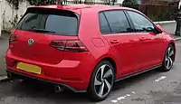 VW Golf GTI (2017–2019) Heckansicht