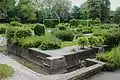 Reste der Miniaturanlage Miniatuur Walcheren im Stadtpark Molenwater