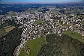 Luftaufnahme vom 20. Juni 2018