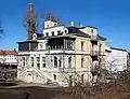 Die sanierte Bienert-Villa von Südosten aus gesehen (2018)