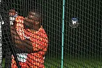 Denzel Comenentia – ausgeschieden mit 68,89&nbsp;m