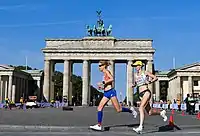 Katharina Heinig (rechts) – Rang&nbsp;sechzehn / Ruth van der Meijden (links), Niederlande – Rang&nbsp;achtzehn