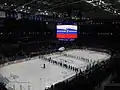 Partie der KHL zwischen Dynamo Moskau und Dinamo Riga am 6. Januar 2019