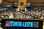 Osttimor in der Generalversammlung der UN