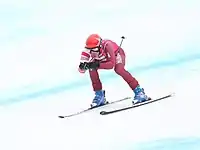 Tamás Trunk beim Super-G-Wettbewerb
