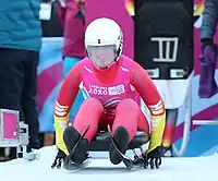 Corina Buzățoiu beim Einsitzer-Wettbewerb