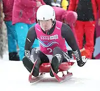 Bao Zhenyu beim Einsitzer-Wettbewerb