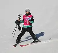 Jade Michaud beim Slopestyle-Wettbewerb