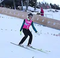 Jan Habdas beim Einzelwettbewerb