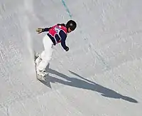 María Chávez beim Halfpipe-Wettbewerb