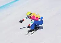 Marika Savoldelli beim Team-Ski-Snowboard-Cross-Wettbewerb