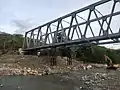 Neue Brücke über den Sáhen in Dauloroc, Manlala (2020)