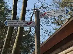 Wegweiser am Speierheld
