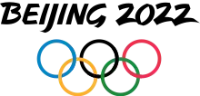 Schriftzug der Olympischen Winterspiele 2022