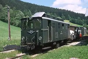 Das Einzelstück 2093.01 war eine der ersten Dieselloks Österreichs (1927)