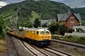 218&nbsp;287 im Gelb der DB Gleisbau (DBG)