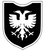 Wappen der 21. Waffen-Gebirgs-Division der SS „Skanderbeg“