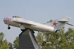 MiG-17 Militärflugplatz Kubinka, Russland