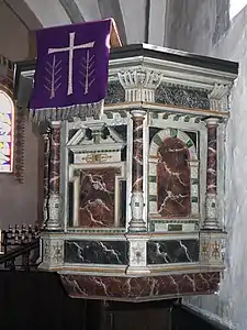 Barocker Kanzelkorb