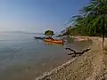 Der Ponta Hatomanulaho von der Bucht von Hera aus