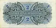 2 Schilling Rückseite