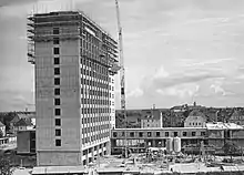 Fotografie des DRV-Hochhauses um 1958.