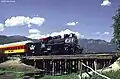 Lok 36 auf einer Trestle Bridge