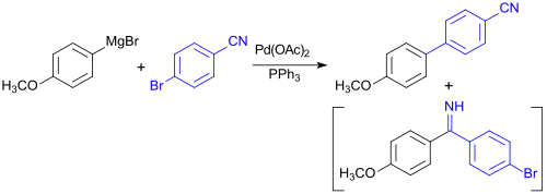 Synthese unsymmetrischer Cyanobiphenyle mit 4-BBN
