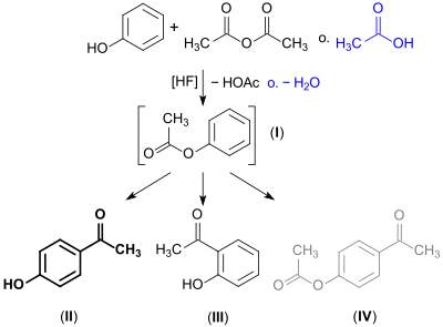 Synthese von 4-Hydroxyacetophenon (4-HAP)