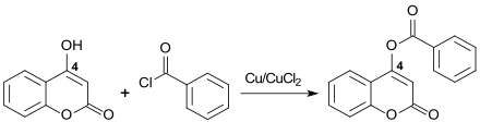 4O-Acylierung an 4-Hydroxycumarin