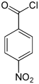 Struktur von 4-Nitrobenzoylchlorid