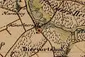 Honselaerer Mühle auf der Urkatasterkarte 1844