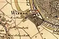 Walkmühle Wissen auf der Tranchotkarte 1802/04