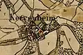 Kervenheimer Mühle auf der Tranchotkarte 1802
