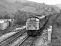 46 045 (D182) mit Reisezug in Walsden (Juni 1983)