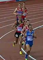 Stefano La Rosa (hier in führender Position in einem Rennen im Jahr 2014) – Rang&nbsp;elf