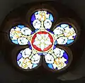 Fünfpassfenster, Stiftskirche von Ossiach, Kärnten, 15. Jh.