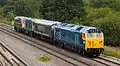 50 044 (D444) mit 46 045, 20 048 und 33 201 nahe Tupton (Juli 2011)
