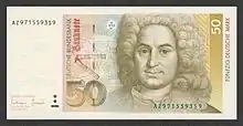 50-DM-Schein der letzten Serie, seit 1991