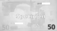Rückseite bei 700&nbsp;nm: Die Seriennummer unten links verblasst, oben rechts nicht.