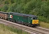 56 303 mit Güterzug nahe Clay Cross (2012)