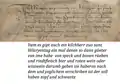 Dorfrecht Mumpf 1535 Abschnitt zum jährlichen Speck- und Bohnenmahl des Kilchherrn