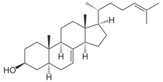 5α-Cholesta-7,24-dien-3β-ol