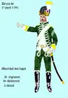5e régiment de chasseurs à cheval per Dekret von 1791