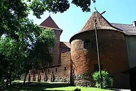 Außenmauer der Burg