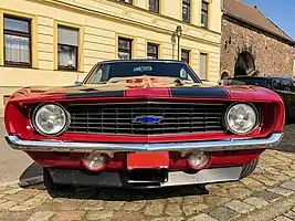 1969 Chevrolet Camaro Coupé Front mit optionalem Frontspoiler