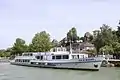 MS Ville de Neuchâtel im Hafen Murten